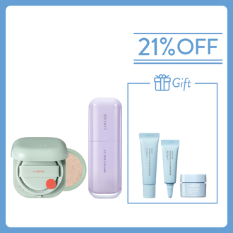 NEO Cushion (Matte) 21N1 and Skin Veil Base Set (Value: $810)