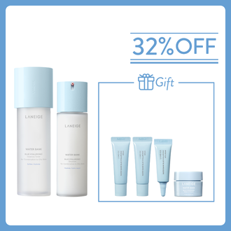 Water Bank Blue Hyaluronic Duo Set - For Combination to Oily Skin (Value: $745)