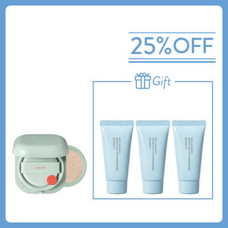 【Free Cleansing Foam 90g】NEO Cushion (Matte) 25N1 Set (Value: $470)