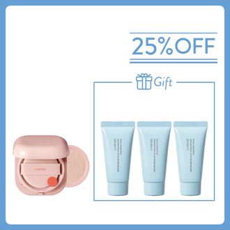 【Free Cleansing Foam 90g】NEO Cushion (Glow) 23N1 Set (Value: $470)