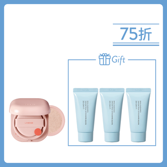 【送補濕潔面乳90g】水亮輕透 NEO氣墊粉底 13N1 套裝 (價值$470)