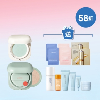 【買2享14】霧感無瑕 NEO氣墊粉底 23N1及保濕蜜粉套裝 (價值$1,005)